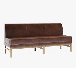 Nielson Leather Modular Banquette