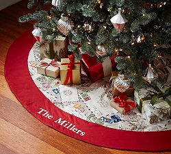 Postcard Tree Skirt