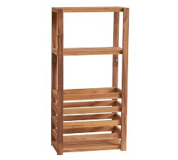 Teak Outdoor Storage Shelf