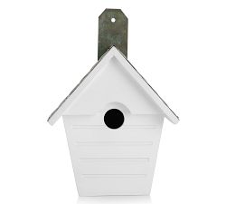 Aurelia White Bird House