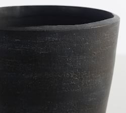 Black Terracotta Outdoor Planters