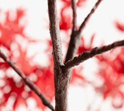 Lit Faux Japanese Maple Tree