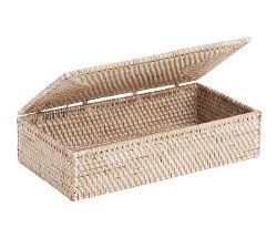 Tava Handwoven Office Accessories - Whitewash