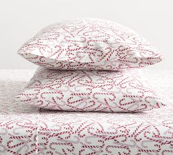 Candy Canes Percale Sheet Set