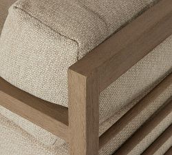 Cora Teak Swivel Outdoor Lounge Chair