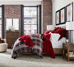 Carson Plaid Cotton Duvet Cover