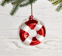 Glass Lifesaver Ornament