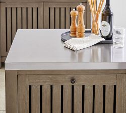 Abbott Outdoor Kitchen Acacia Two-Drawer Cabinet (31")