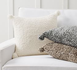 Cozy Pom Pom Sherpa Pillow Cover