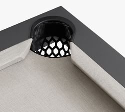 Indio Metal Convertible Outdoor Pool &amp; Dining Table Set (98")