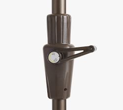 9' Round Outdoor Capri Patio Umbrella &ndash; Rustproof Aluminum Tilt Frame