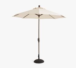 9' Round Outdoor Patio Umbrella &ndash; Rustproof Aluminum Tilt Frame