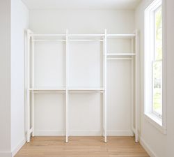 Essential Walk-In Closet by Hold Everything, 7' Complete Hanging System​