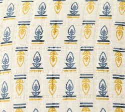 Fleur Printed Jacquard Reversible Pillow