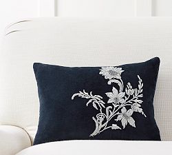 Monique Lhuillier Embroidered Pillow