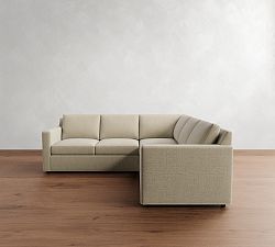 Sanford Square Arm 3-Piece L-Shaped Sectional (94")