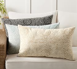 Slate Outdoor Lumbar Pillow