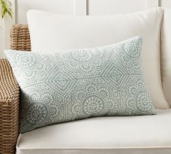 Slate Outdoor Lumbar Pillow