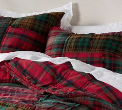 Sullivan Plaid Patchwork Quilted Sham