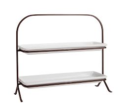 Gabriella Stoneware Tiered Platter Stand