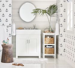 Sculpted Cable Organic Towel