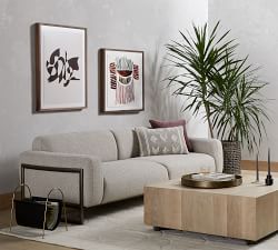 Faux Leather &amp; Stainless Steel Magazine Holder