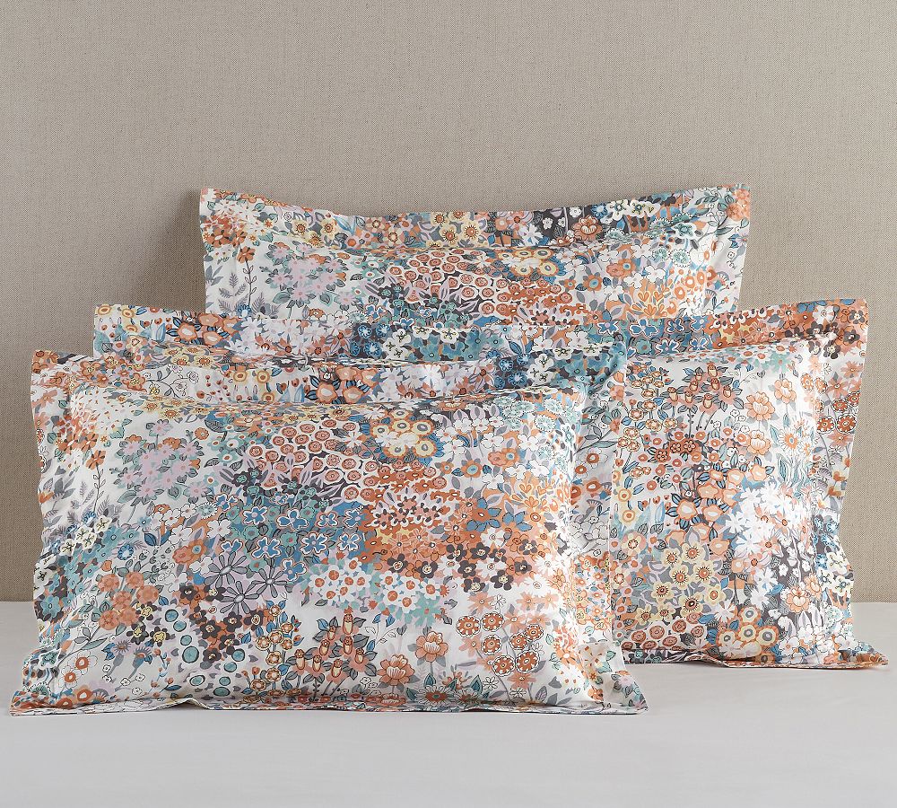 Amelia Floral Percale Sham by Pottery Barn