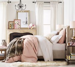 Smocked Organic Sheer Curtain