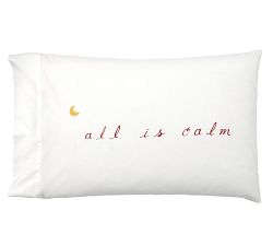 All is Calm, All is Bright Organic Pillowcase Set