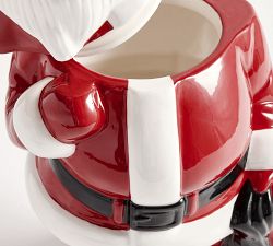 Santa Claus Shaped Cookie Jar