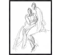 Companion Study Framed Print