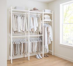 Essential Walk-In Closet by Hold Everything, 7' Complete Hanging System​