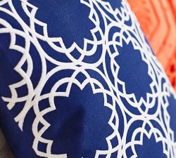 Geo Circle Embroidered Pillow Cover