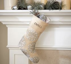 Gold &amp; Silver Stocking
