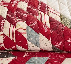 Noelle Star Handcrafted Applique Quilt