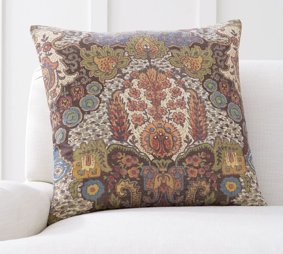 Angelina Paisley Print Pillow Cover