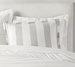 Awning Stripe Cotton Decorative Sham