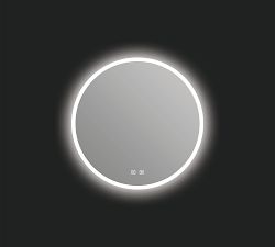 Demi Round Lighted LED Mirror