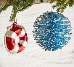 Glass Lifesaver Ornament
