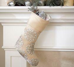 Gold &amp; Silver Stocking
