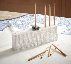 Handcrafted Marble Menorah