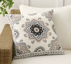 Pescadero Medallion Printed Outdoor Pillow