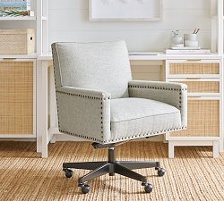 Tyler Upholstered Swivel Desk Chair