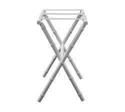 Bamboo Luggage Rack with Nylon Straps