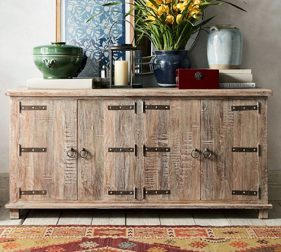 Kaplan Reclaimed Wood Media Console (72")
