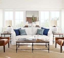 Parquet Square Reclaimed Wood End Table (23.5")