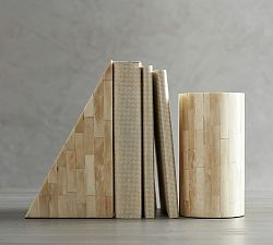 Sculptural Bone Bookends - Set of 2