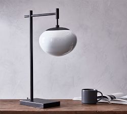 Callahan Milk Glass Table Lamp (22")