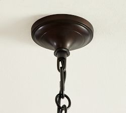 Flynn Milk Glass Pendant (12"-17")