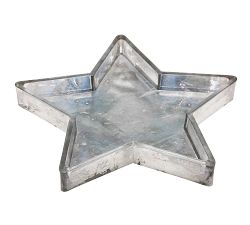 Mercury Glass Star Tray